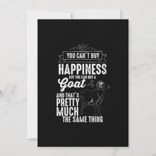 Womens Goat Lover Goat Gift Holiday Card