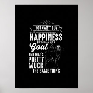 Womens Goat Lover Goat Gift Poster