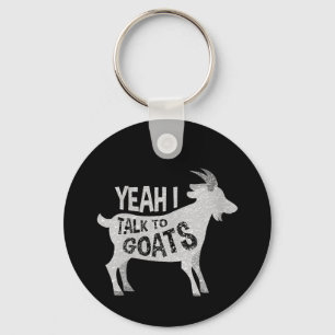 Womens Goat Lovers Goat Joke Gift Key Ring