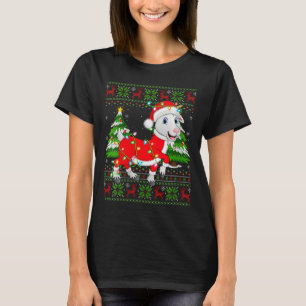 Womens Goat Xmas Sweater Style Ugly Santa Goat Chr