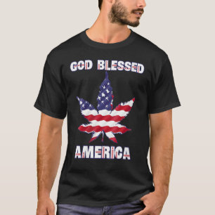 Womens God Blessed America For Men Women T-Shirt