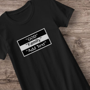 Women's God Family Slim Fit T-Shirt
