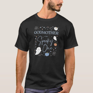 Womens Godmother Of The Spooky One First Birthday T-Shirt