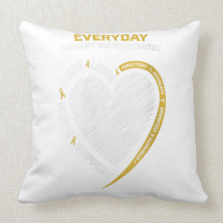 Womens Gold Memory Of My Granddaughter Childhood Cushion