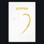 Womens Gold Memory Of My Granddaughter Childhood Photo Print<br><div class="desc">Tell your Granddaughter how much you love her.</div>