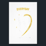 Womens Gold Memory Of My Granddaughter Childhood Photo Print<br><div class="desc">Tell your Granddaughter how much you love her.</div>