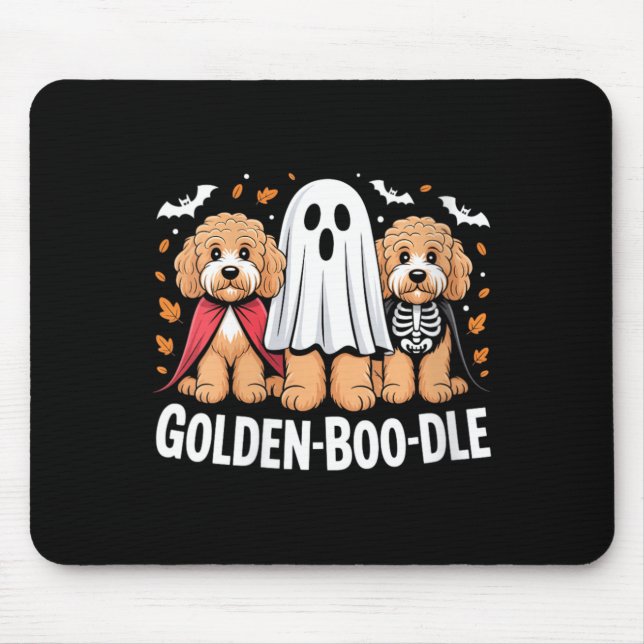Womens Golden-Boo-Dle Mouse Mat (Front)