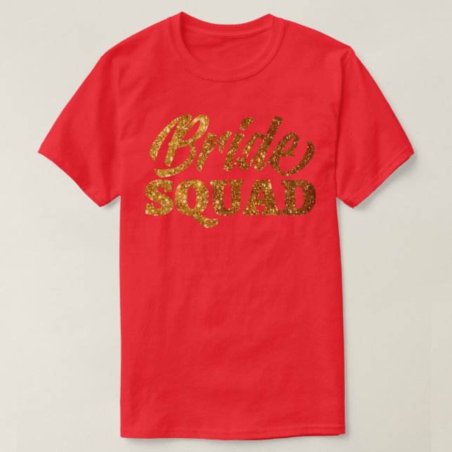 Womens Golden Bride T shirt Tee For Bachelorette P (Design Front)