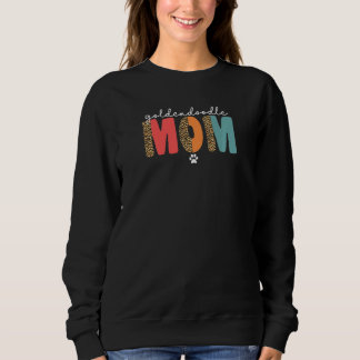 Womens Goldendoodle Mom For Women Ladies Leopard D Sweatshirt