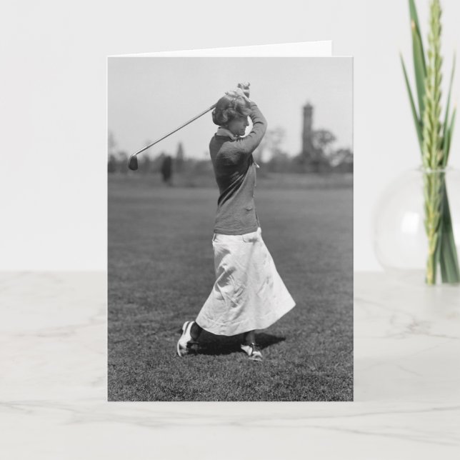Women's Golf Fashion, 1910s Card (Front)