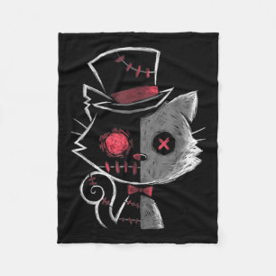 Womens Goth Summer Graphic Harajuku Gothic Creepy Fleece Blanket