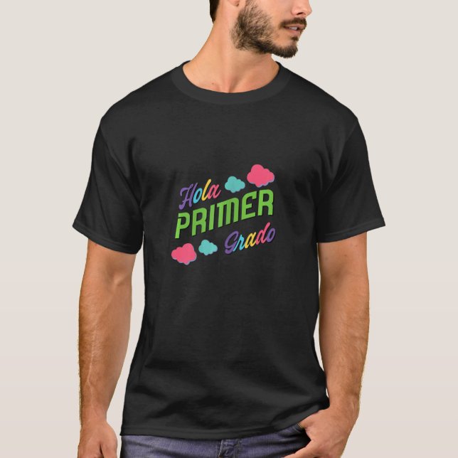 Womens Grado 1 Hola Spanish Teacher Maestra Espano T-Shirt (Front)
