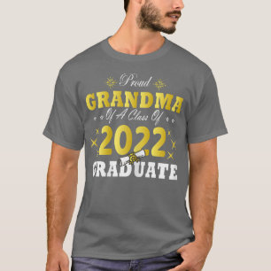 Womens Graduation Proud Grandma of a Class of 2022 T-Shirt