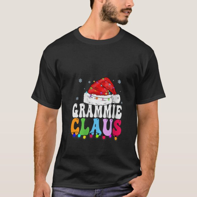 Womens Grammie Claus Funny Xmas Family Matching Gr T-Shirt (Front)