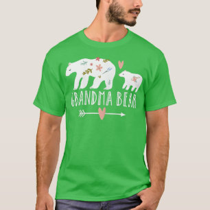 Womens Grandma Bear One Cub Grandma Bear Grandma F T-Shirt