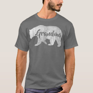 Women's Grandma Bear Outdoors Family Tee for Gran