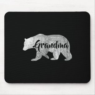 Women's Grandma Bear Outdoors Family Tee For Grand Mouse Mat