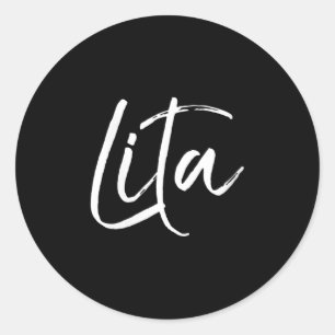 Womens Grandma Gift In Spanish Abuelita New Abuela Classic Round Sticker