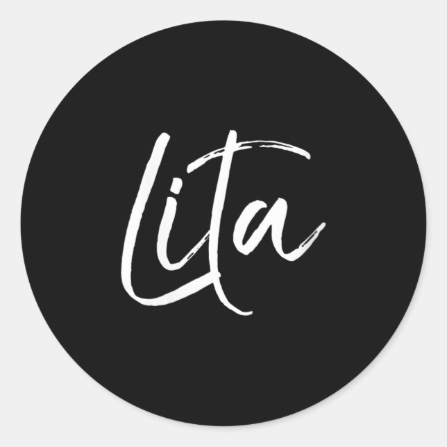 Womens Grandma Gift In Spanish Abuelita New Abuela Classic Round Sticker (Front)