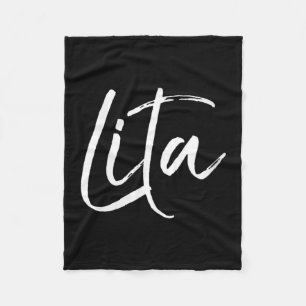 Womens Grandma Gift In Spanish Abuelita New Abuela Fleece Blanket