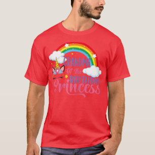 Womens Grandma Of The Birthday Princess Cute Unico T-Shirt