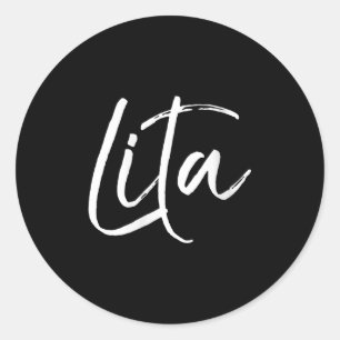 Womens Grandma Quote In Spanish Abuela New Abuelit Classic Round Sticker