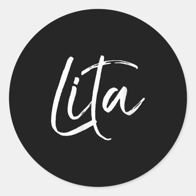 Womens Grandma Quote In Spanish Abuela New Abuelit Classic Round Sticker (Front)