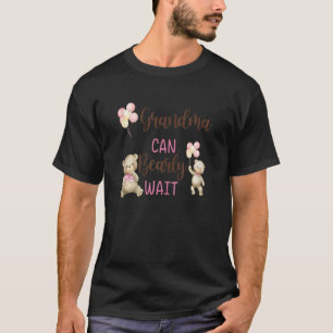 Womens Grandma We Can Bearly Wait Gender Neutral B T-Shirt