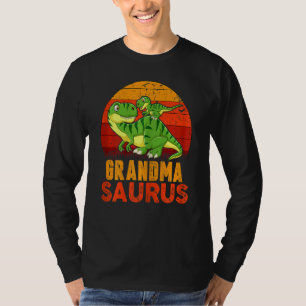 Womens Grandmasaurus Rex Dinosaur Mothers Day Fami T-Shirt