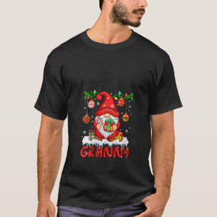 Womens Granny Christmas Gnome Colorful Lights Matc T-Shirt