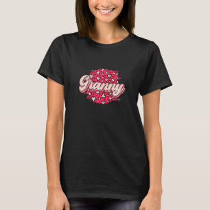 Womens Granny For Women Pink Leopard Mum Life Mot T-Shirt