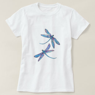Women's Graphic Tees Casual Summer Funny Dragonfly