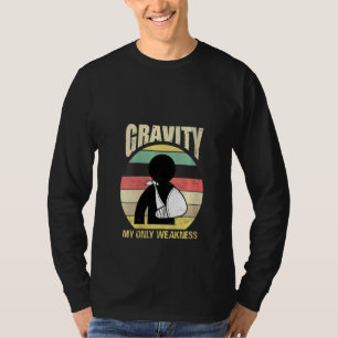 Womens Gravity My Only Weakness Outdoor Sport V-Ne T-Shirt