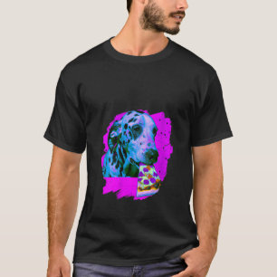 Womens Great Dane Dog Eating Pizza Cool Great Dan T-Shirt