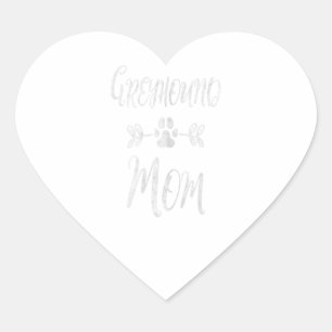 Womens Greyhound Mum Shirt Italian Greyhound Mum Heart Sticker
