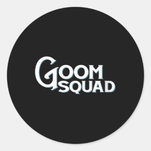 Womens Groom Squad Matching Getting Ready Bride &a Classic Round Sticker