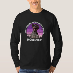 Womens Gsp Mum Vintage German Shorthaired Pointer T-Shirt