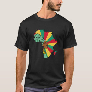 Womens Guinea Guinean Flag Africa Map Ethnic Herit T-Shirt