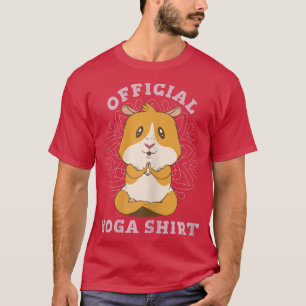 Womens Guinea Pig Meditation Yoga 5692 T-Shirt
