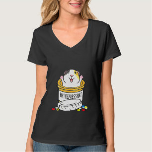 Womens Guinea Pigs Anti Depressant With Guinea Pig T-Shirt