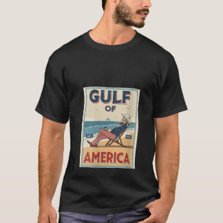 Womens Gulf Of USA America Est 2025 Uncle Sam Patr T-Shirt