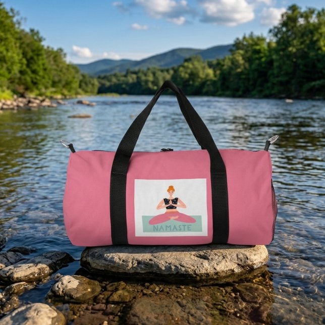 Women's gym yoga exercise sport cute duffle bag (Creator Uploaded)