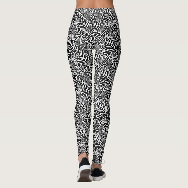 Womens Gym Yoga Sport Leggings (Back)