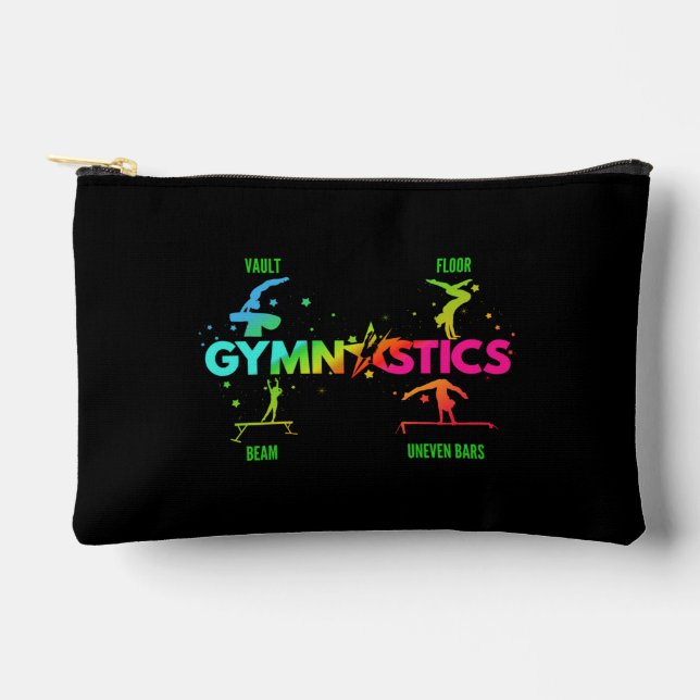 Women's Gymnastics Bars Beam Vault Floor Accessory Pouch (Front)
