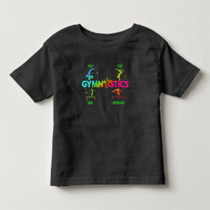 Women's Gymnastics Bars Beam Vault Floor Toddler T-Shirt