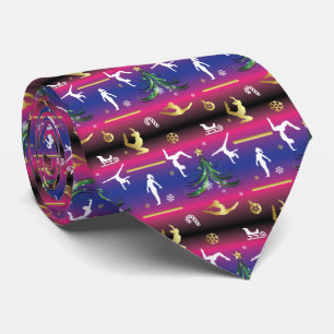 Women's Gymnastics Christmas Tree Tie