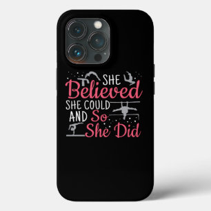 Women's Gymnastics - She Believed She Could iPhone 13 Pro Case