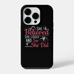Women's Gymnastics - She Believed She Could iPhone 14 Pro Case