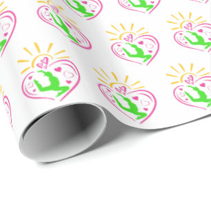 Women's Gymnastics - Summertime Sunshine Art Wrapping Paper