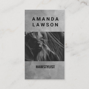 Womens Hair Barber and Stylist Business Card